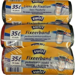 Bestpreis ❤️ Melitta Swirl Müllsäcke 3 X 10 Beutel á 35l Mit Fixierband (Müllsack/Abfallsack) ❤️