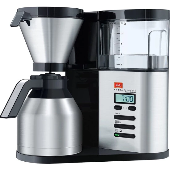Bestpreis ✔️ Melitta Aroma Elegance Therm Deluxe Schwarz-Edelstahl Filter-Kaffeemaschine 🔔 1 Bestpreis ✔️ Melitta Aroma Elegance Therm Deluxe Schwarz-Edelstahl Filter-Kaffeemaschine 🔔