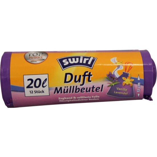 Besorgen 💯 Melitta Swirl Duft Müllbeutel Vanille Lavendel Mit Zugband 20 Liter 12 Beutel 😀 2 Besorgen 💯 Melitta Swirl Duft Müllbeutel Vanille Lavendel Mit Zugband 20 Liter 12 Beutel 😀 - Image 2