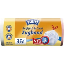 Blitzangebot 👍 Melitta Swirl Müllbeutel 35l Mit Zugband, 15 Stück 🌟 -Melitta Verkaufsladen unnamed file 1140