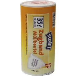 Blitzangebot 👍 Melitta Swirl Müllbeutel 35l Mit Zugband, 15 Stück 🌟 -Melitta Verkaufsladen unnamed file 1141