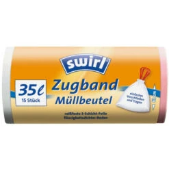 Blitzangebot 👍 Melitta Swirl Müllbeutel 35l Mit Zugband, 15 Stück 🌟 -Melitta Verkaufsladen unnamed file 1145