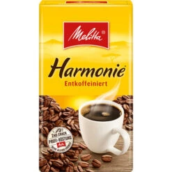 Neu 👏 Melitta Harmonie Koffeinfreier Vollmundiger Kaffeegenuss 500g 🔔