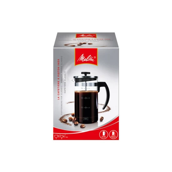 Bester Verkauf ⭐ MELITTA Premium Kolbenkaffeemaschine Aus Glas Und Edelstahl 8 Tassen ⌛ 1 Bester Verkauf ⭐ MELITTA Premium Kolbenkaffeemaschine Aus Glas Und Edelstahl 8 Tassen ⌛