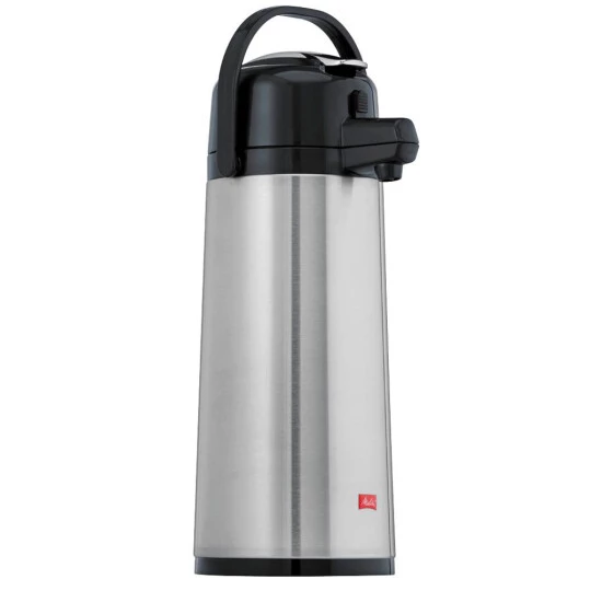 Rabatt 🔔 Melitta Pump Isolierkanne 2,2 Liter Silber / Schwarz 😉 2 Rabatt 🔔 Melitta Pump Isolierkanne 2,2 Liter Silber / Schwarz 😉 - Image 2