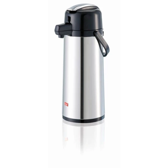 Rabatt 🔔 Melitta Pump Isolierkanne 2,2 Liter Silber / Schwarz 😉 3 Rabatt 🔔 Melitta Pump Isolierkanne 2,2 Liter Silber / Schwarz 😉 - Image 3