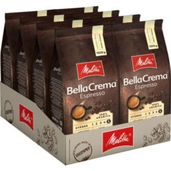 Top 10 🤩 MELITTA Ganze Kaffeebohnen BellaCrema Espresso 8x1 Kg Kräftig-würziger Geschmack 😉