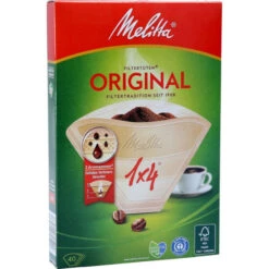Billig 🌟 Melitta Original Kaffeefilter Filtertüten 1x4 Naturbraun 40 Stück 😀 -Melitta Verkaufsladen unnamed file 1397