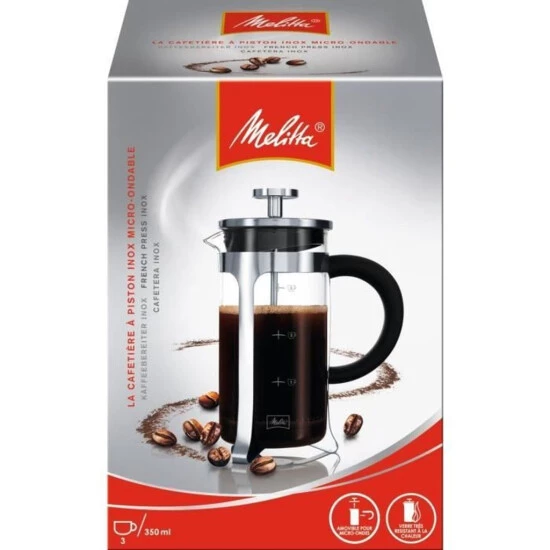 Rabatt 😉 MELITTA Premium Mikrowelle Mit Glas Und Edelstahl 3 Tassen ✔️ 2 Rabatt 😉 MELITTA Premium Mikrowelle Mit Glas Und Edelstahl 3 Tassen ✔️ - Image 2