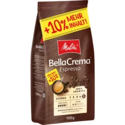 Aktion 😉 MELITTA Ganze Kaffeebohnen BellaCrema Espresso 1100 G Kräftig-würziger Geschmack ❤️