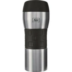Angebote ⌛ Melitta Thermo Mug, 0,35 L, Schwarz, Silber, Edelstahl, 3 Tassen 👏