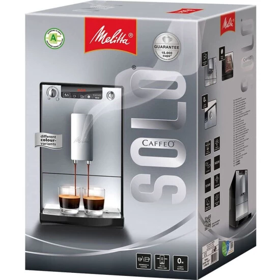 Auslauf 🧨 Melitta Caffeo Solo E 950-222 Kaffeevollautomat (Exzellenter Kaffee-Genuss Dank Vorbrhfunktion Und Herausnehmbarer Brhgruppe) Pure Black 🌟 7 Auslauf 🧨 Melitta Caffeo Solo E 950-222 Kaffeevollautomat (Exzellenter Kaffee-Genuss Dank Vorbrhfunktion Und Herausnehmbarer Brhgruppe) Pure Black 🌟 - Image 7