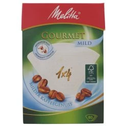 Budget 😍 Melitta Gourmet Kaffeefilter Filtertüten 1x4 Mild Weiß 80 Stück 💯 -Melitta Verkaufsladen unnamed file 1761