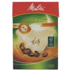 Besorgen ✨ Melitta Gourmet Intense Kaffeefilter Filtertüten 1x4 Braun 80 Stück 👏 -Melitta Verkaufsladen unnamed file 593