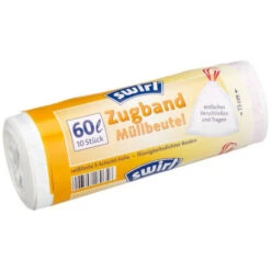 Rabatt 😉 Melitta Swirl Müllbeutel Mit Elastischem Zugband, 60l, 🔥