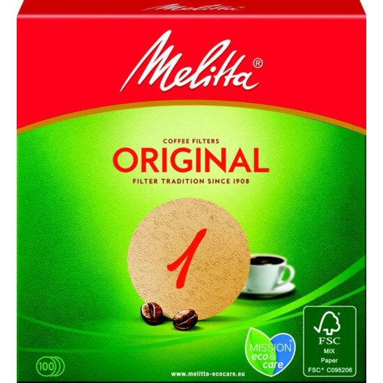 Großhandel 🛒 Melitta Rundfilterpapier 1 Naturbraun 100ST ✔️ 2 Großhandel 🛒 Melitta Rundfilterpapier 1 Naturbraun 100ST ✔️ - Image 2