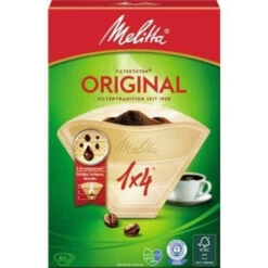 Neu 😉 Melitta Kaffeefiltertüte Typ 1x4 206810 Naturbraun 80 St./Pack. 🧨 20 Neu 😉 Melitta Kaffeefiltertüte Typ 1x4 206810 Naturbraun 80 St./Pack. 🧨 -Melitta Verkaufsladen unnamed file 722