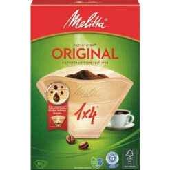 Neu 😉 Melitta Kaffeefiltertüte Typ 1x4 206810 Naturbraun 80 St./Pack. 🧨 21 Neu 😉 Melitta Kaffeefiltertüte Typ 1x4 206810 Naturbraun 80 St./Pack. 🧨 -Melitta Verkaufsladen unnamed file 723