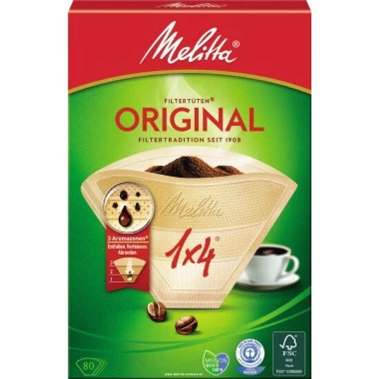 Neu 😉 Melitta Kaffeefiltertüte Typ 1x4 206810 Naturbraun 80 St./Pack. 🧨 8 Neu 😉 Melitta Kaffeefiltertüte Typ 1x4 206810 Naturbraun 80 St./Pack. 🧨 - Image 8
