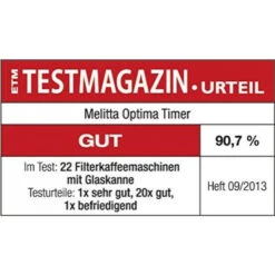 Beste Bewertungen von 🧨 Melitta Optima Timer 100801 Bk, Filterkaffeemaschine Mit Glaskanne Und Timer-Funktion, Abnehmbarer Wassertank, Schwarz 🔥 -Melitta Verkaufsladen unnamed file 781