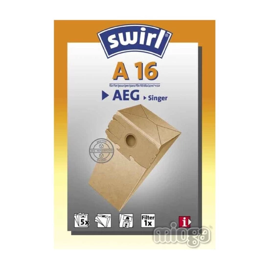 Großhandel 👏 Melitta Swirl A 16 Original - Sparangebot: 5 Premium Papier Staubsaugerbeutel 🔔 5 Großhandel 👏 Melitta Swirl A 16 Original - Sparangebot: 5 Premium Papier Staubsaugerbeutel 🔔 - Image 5