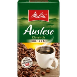 Bester Verkauf ⭐ Melitta Auslese Klassisch Gemahlener Kaffee Geschmacksintensiv 500g ⌛